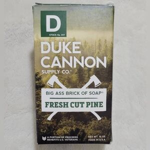 NEW Duke Cannon Supply Co "Fresh Cut Pine" Brick Of Soap
